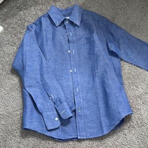 Crewcuts Blue Button Down Shirt for Kids